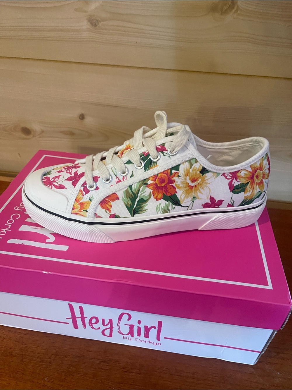 Brand new hey girl by Corkys canvas tennis shoes